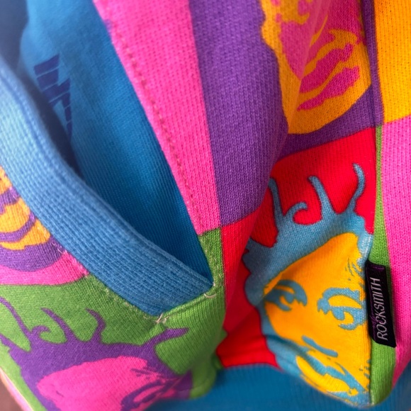 Rocksmith Tokyo x ODB Warhol Allover Reversible Zip Hoodie XL RARE Vintage NEW! - Picture 16 of 16